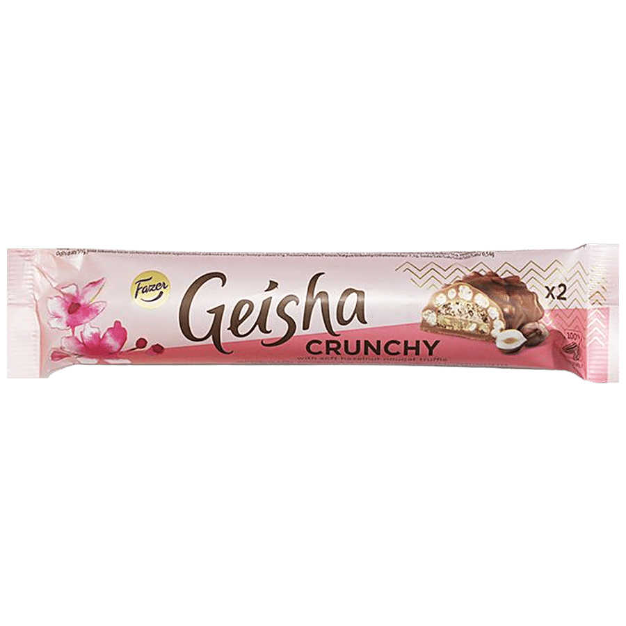 Fazer Geisha Crunchy - With Soft Hazelnut Nougat Truffle