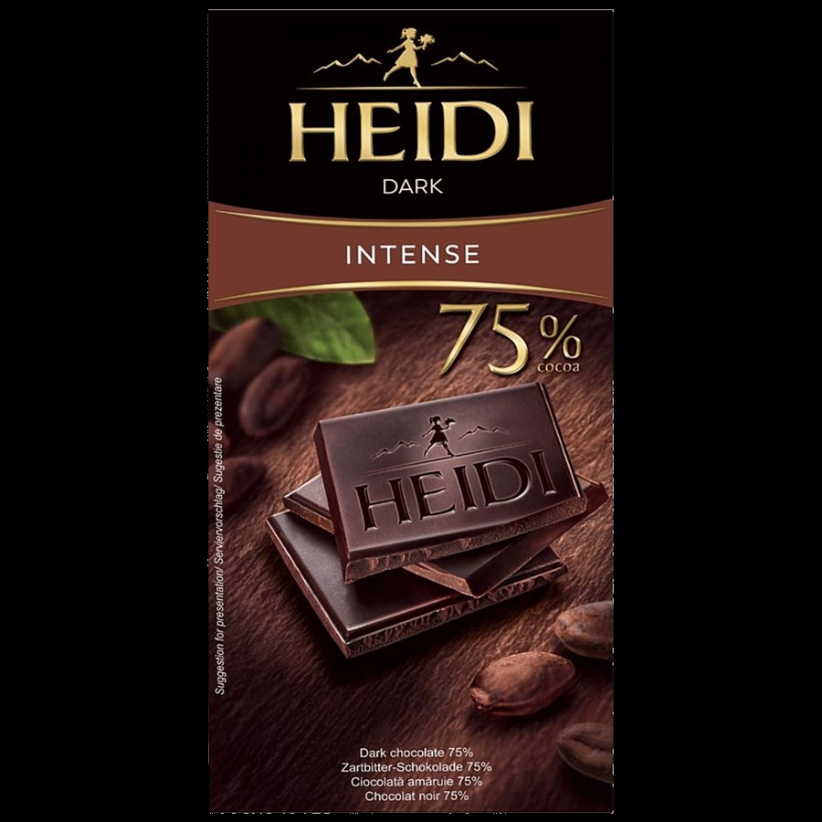 Heidi Intense Dark Chocolate - 75% Cocoa