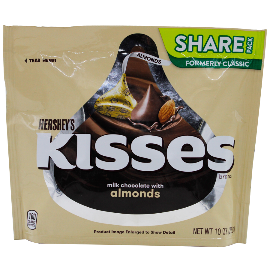 Hershey's Kisses Milk Chocolate with Almonds