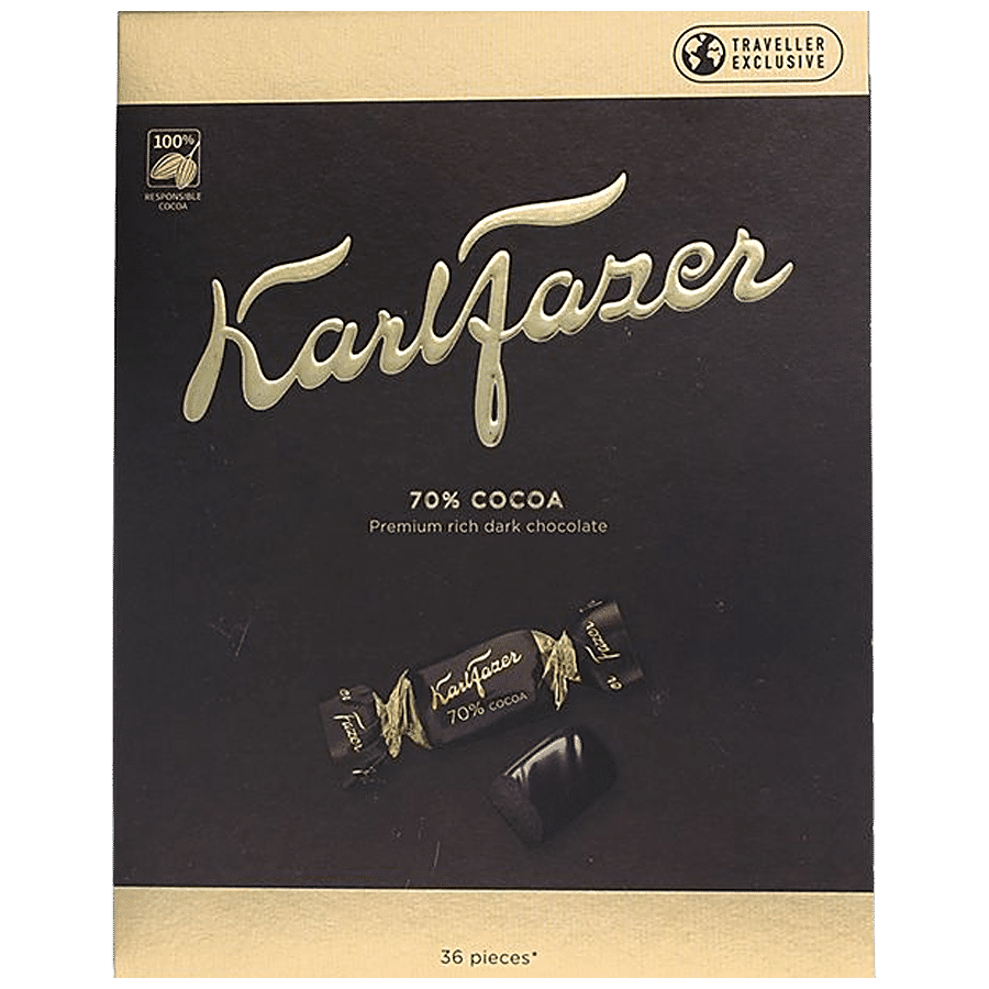 Karl Fazer Dark Chocolate - 70% Cocoa