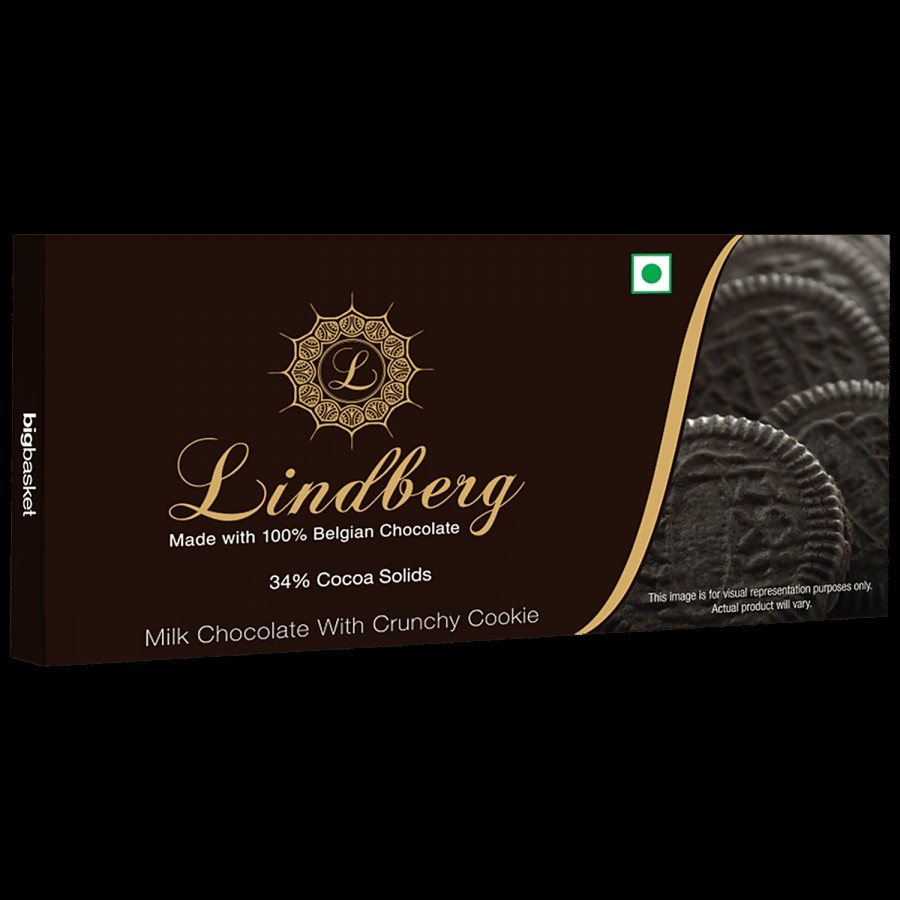 Lindberg 100% Belgian Milk Chocolate - Crunchy Caramel