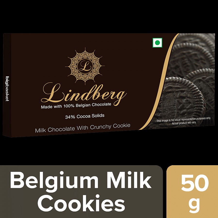 Lindberg 100% Belgian Milk Chocolate - Crunchy Caramel