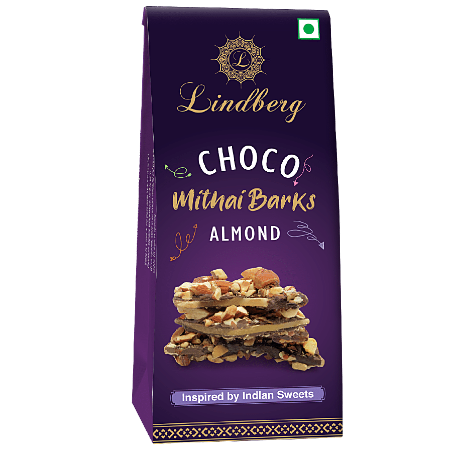 Lindberg Choco Mithai Barks - Almond + Choco Mithai Barks - Cashew + Pistachio