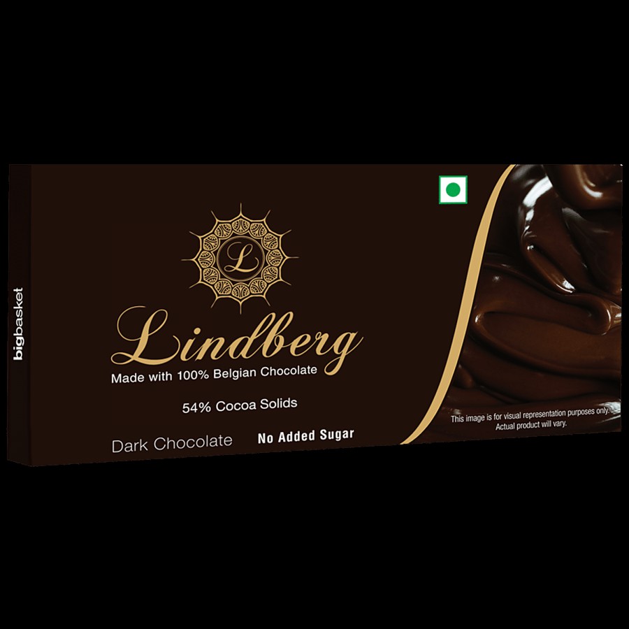 Lindberg Pure Belgian Dark Chocolate - No Added Sugar