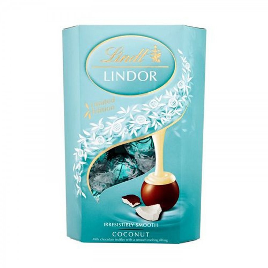 Lindt Chocolate - Lindor Milk Truffles with Coconut Filling