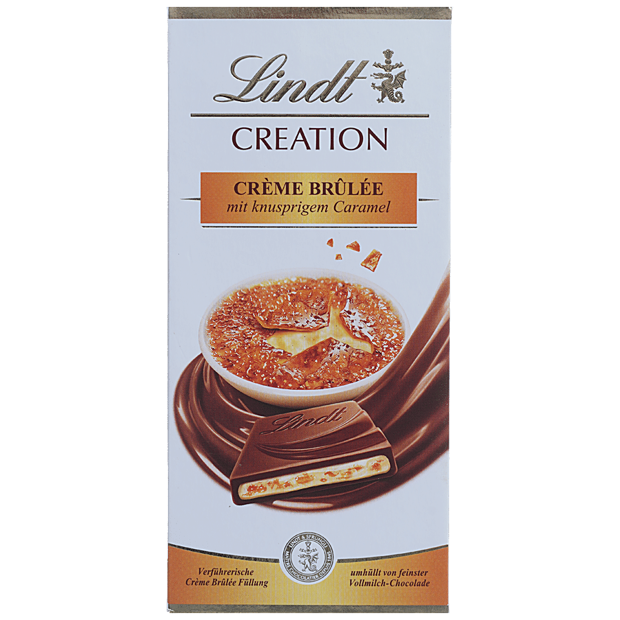 Lindt Creation Crème Brulee Dark Chocolate