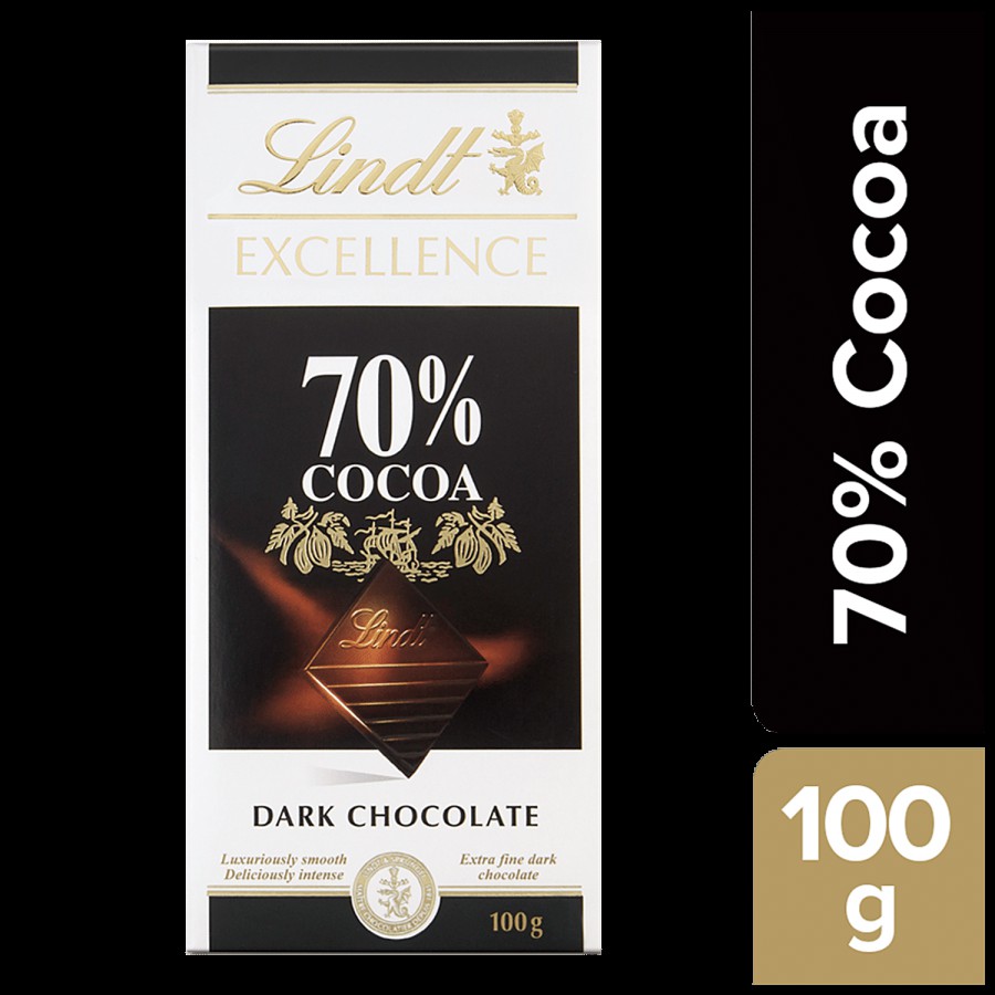 Lindt Excellence Dark Chocolate - 70% Cocoa