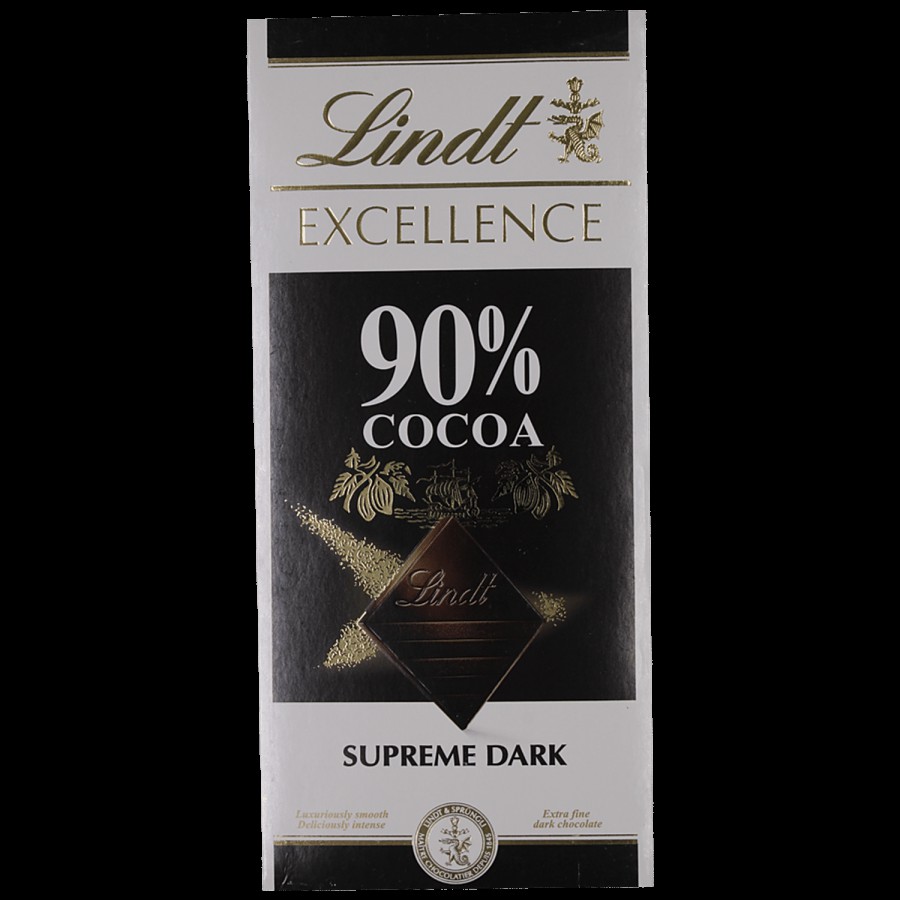 Lindt Excellence Dark Chocolate - 90% Cocoa