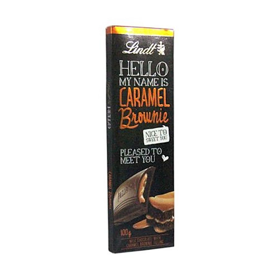 Lindt Hello Caramel Brownie Premium Chocolate