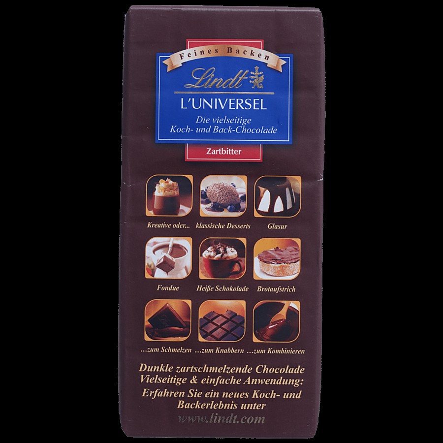 Lindt L'Universel Zartbitter - Fine Dark Chocolate With Rich Cocoa Content