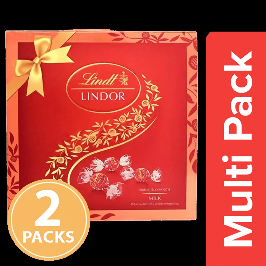 Lindt Lindor Milk Chocolates - Gift Box