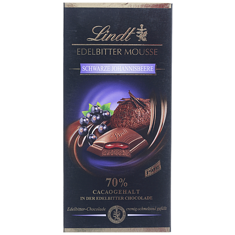 Lindt Schwarze Johannisbeere Premium Chocolate - 70% Cacao