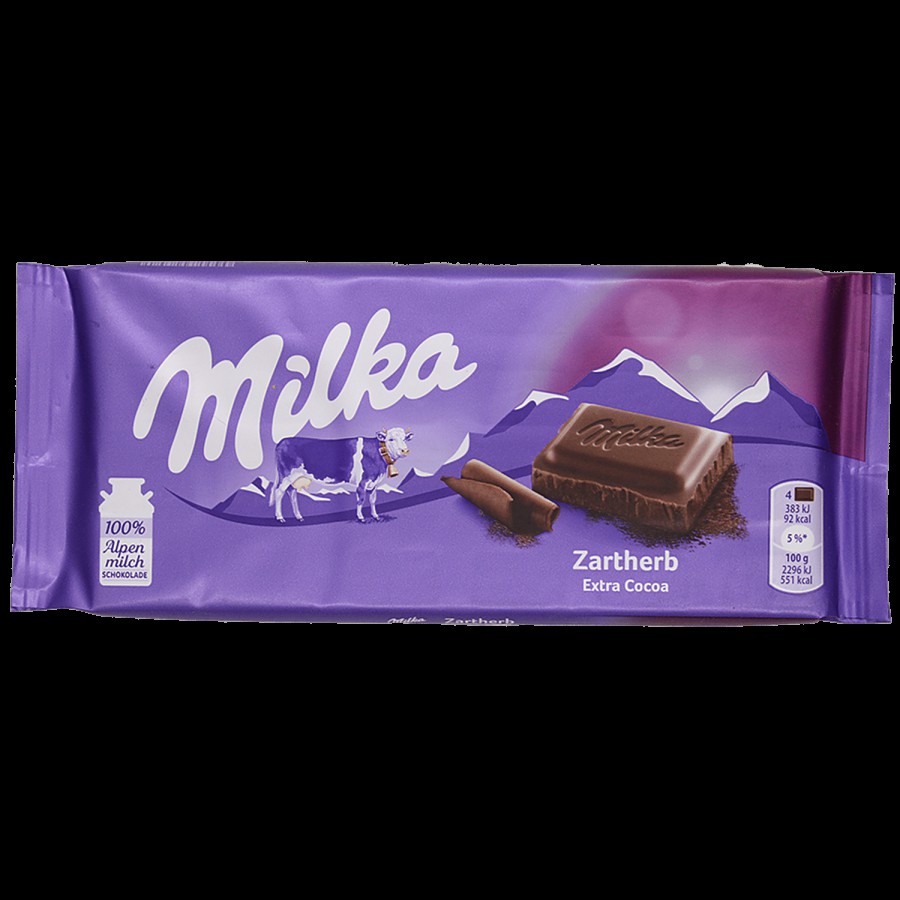 Milka Dark Chocolate - Zartherb