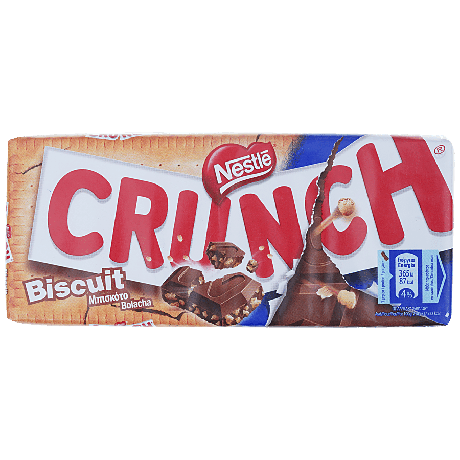 Nestle  Crunch Biscuit Smooth Milk Chocolate