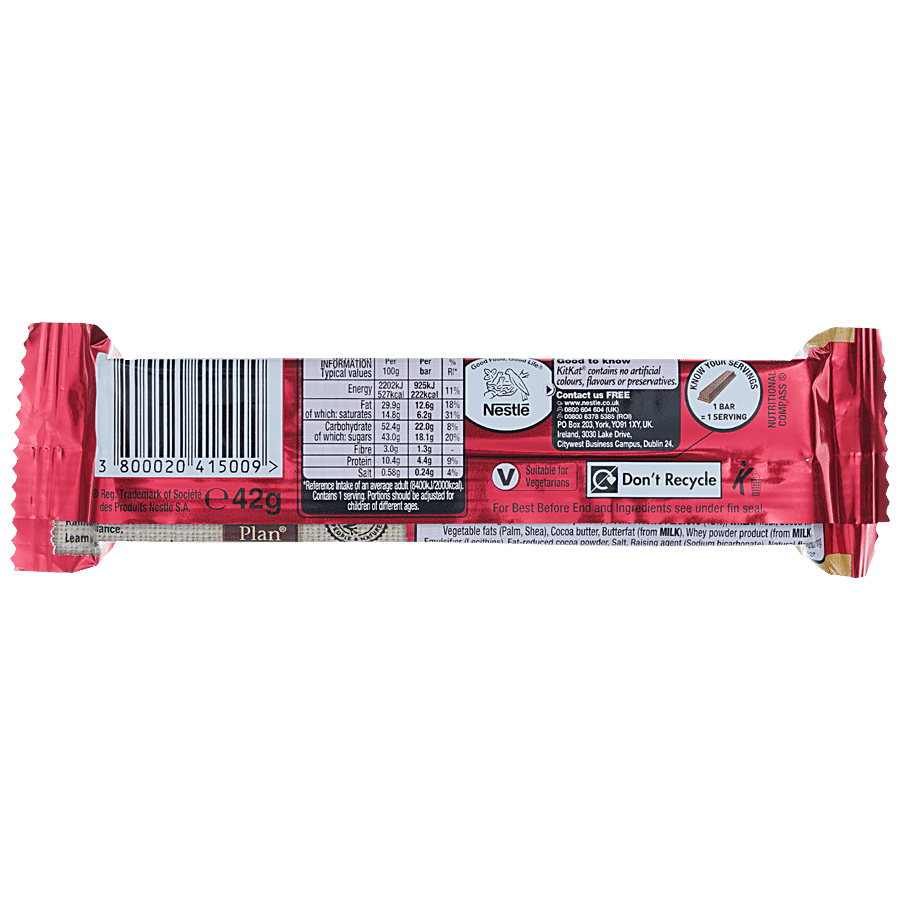 Nestle  Crunchy Peanut Butter Chocolate Bar