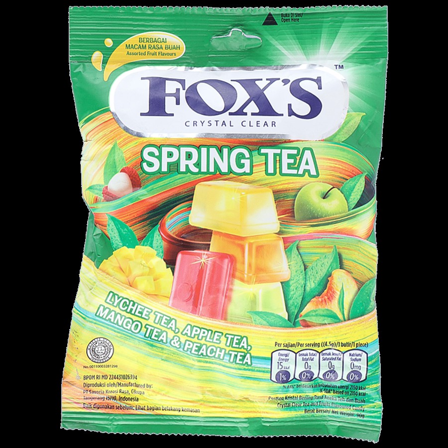 Nestle  Fox's Crystal Clear Spring Tea Candy - With Lychee