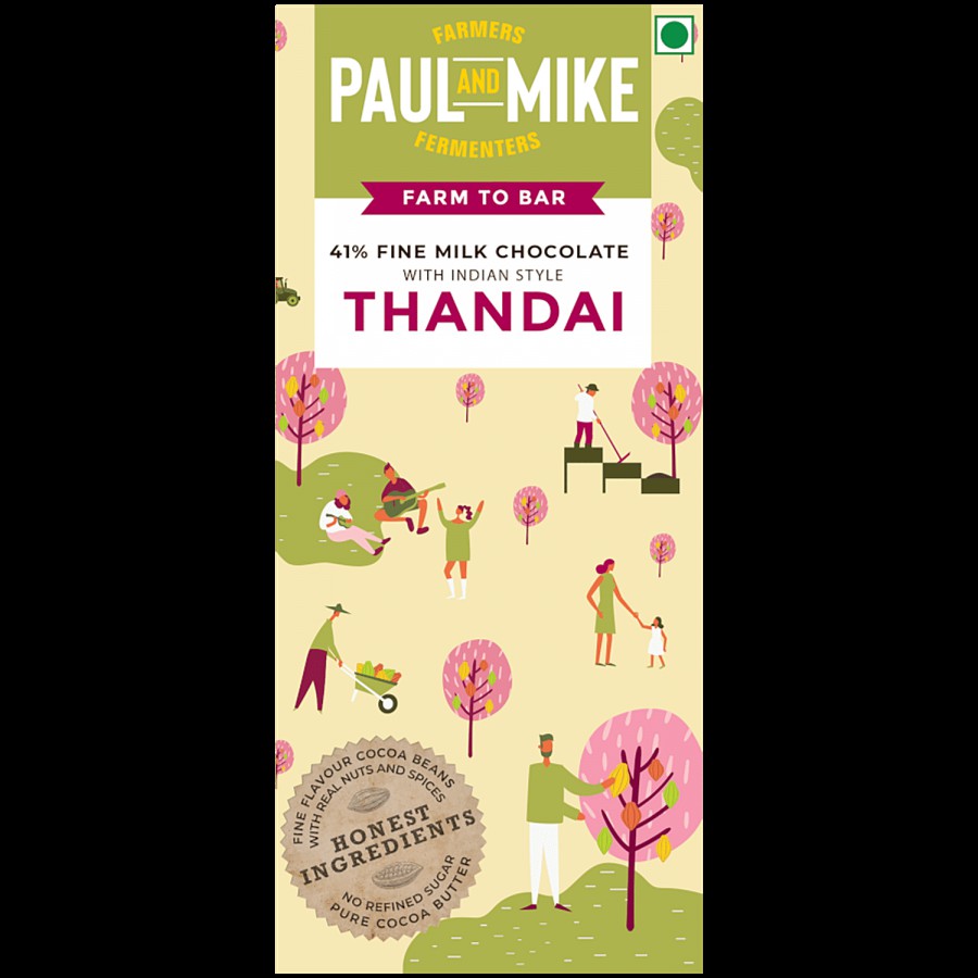 Paul And Mike Thandai Chocolate - 41% Fine Milk