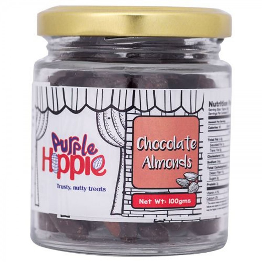 Purple Hippie Chocolate Almonds