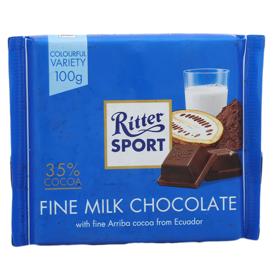 Ritter Sport Fine Milk Chocolate - 35% Cocoa