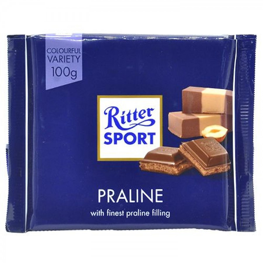 Ritter Sport Milk Chocolate - With Praline Filling