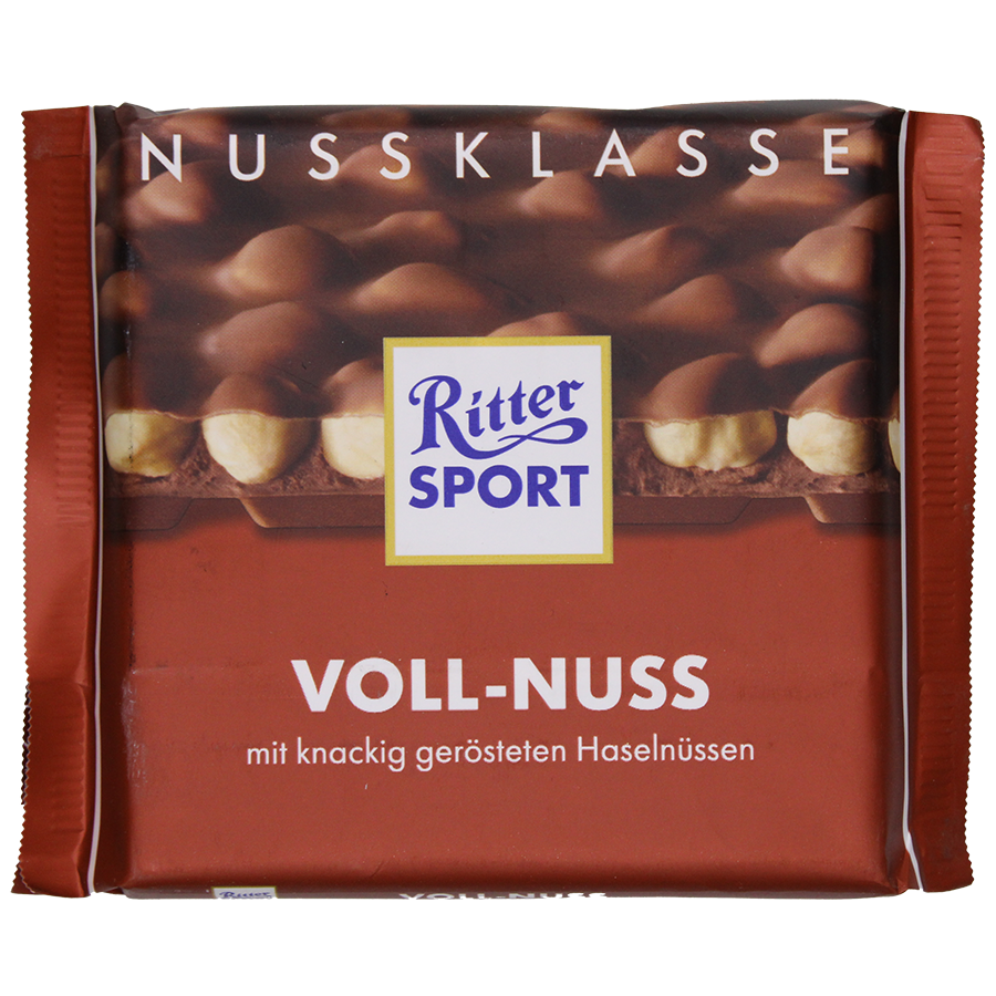 Ritter Sport Milk Whole Hazelnut Bar - Rich Flavour