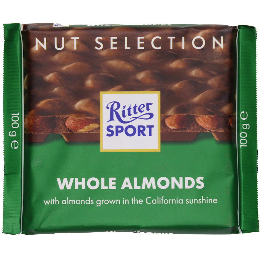 Ritter Sport Nut Selection - Whole Almonds Bar