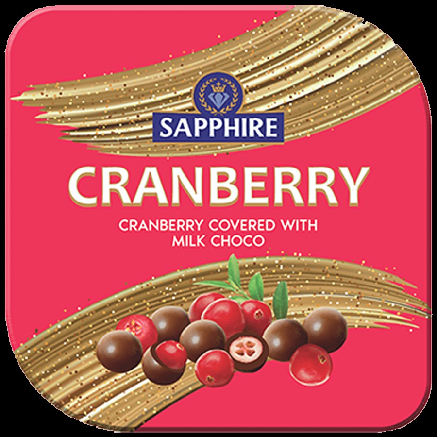 Sapphire  Cranberries Covered With Milk Chocolate Gift Box