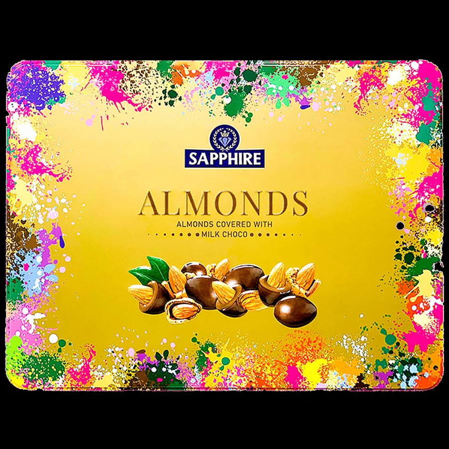 Sapphire  Gold Almond Covered With Milk Choco