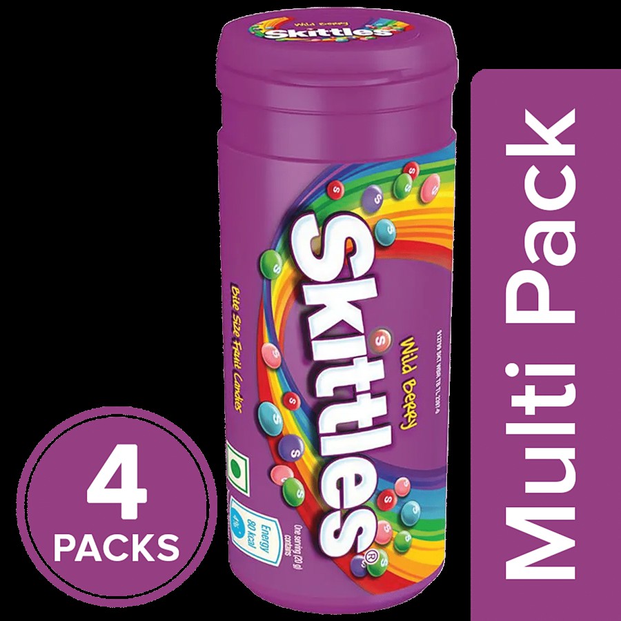 Skittles Bite-Size Fruit Flavour Candies - Wild Berries