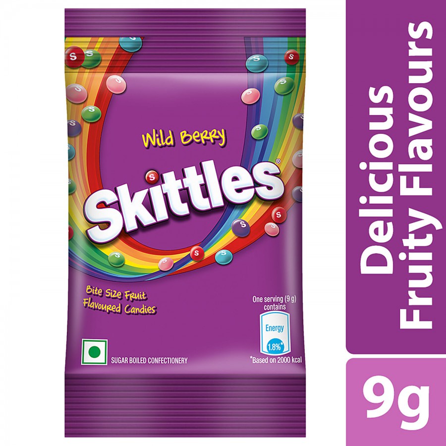 Skittles Wild Berry Bite Size Fruit Flavoured Candies