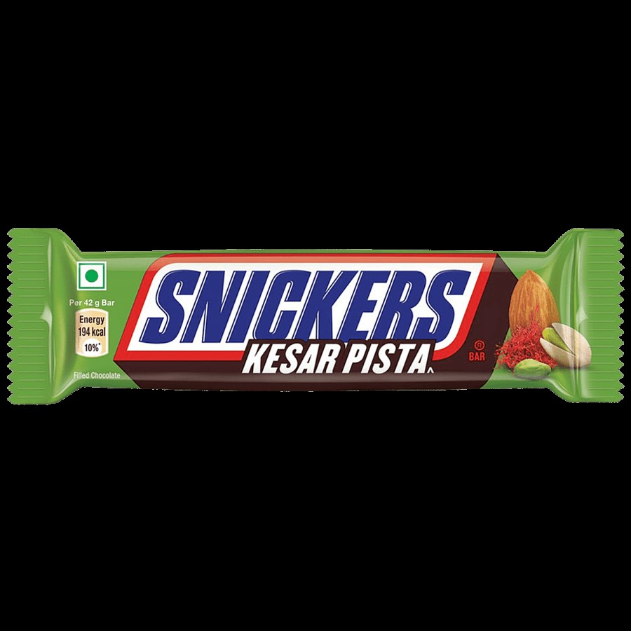 Snickers Kesar Pista Chocolate Bar