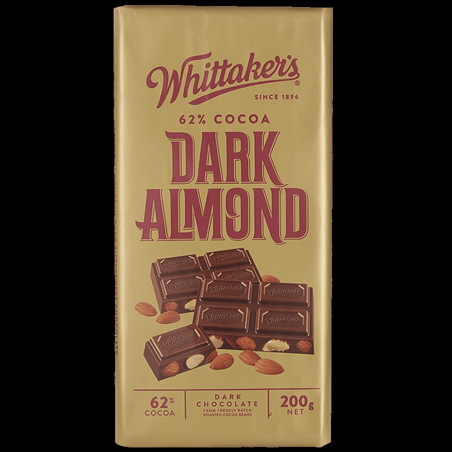 WHITTAKERS Dark Almond - 62% Cocoa