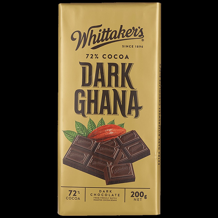 WHITTAKERS Dark Ghana -  72% Cocoa