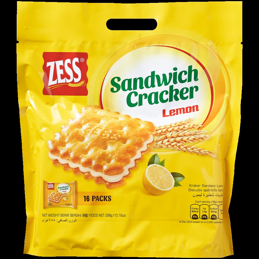 Zess Lemon Sandwich Cracker