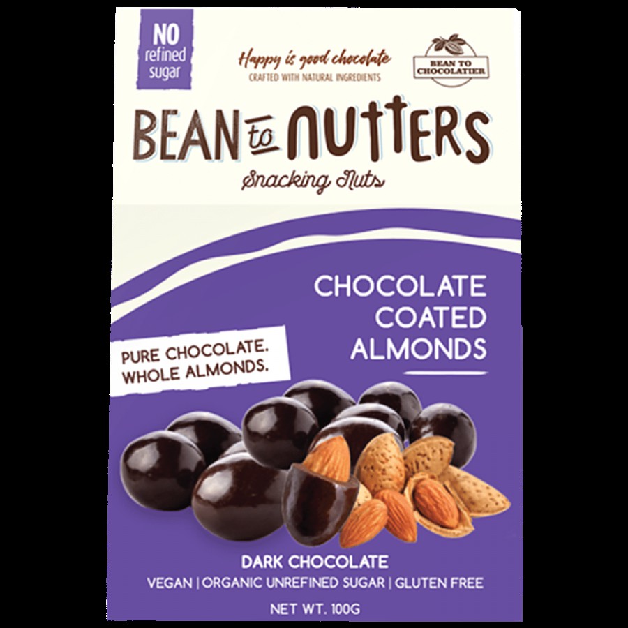 Bean To Nutters Dark Chocolate Almond