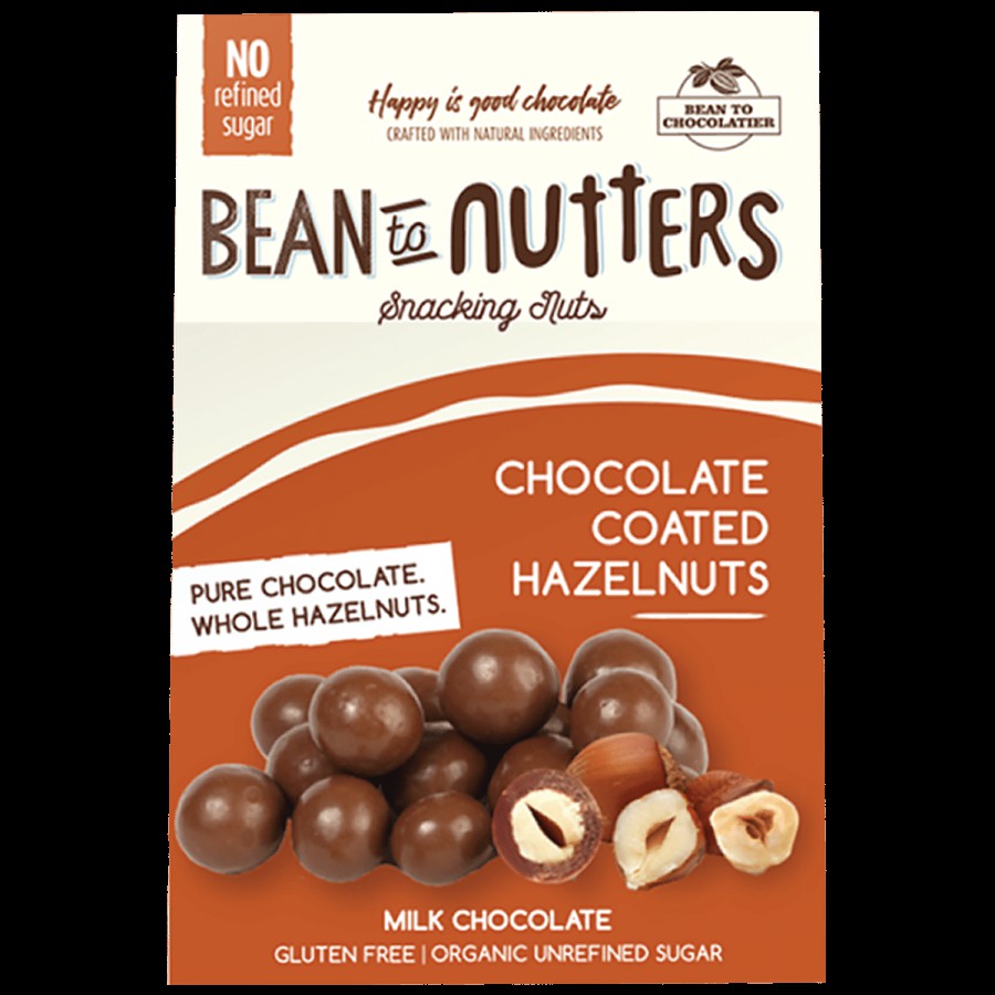 Bean To Nutters Milk Chocolate Hazelnut