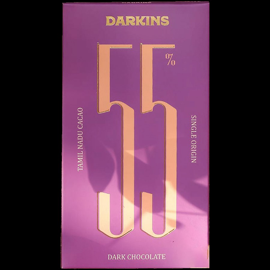 Darkins 55% Artisanal Dark Chocolate - Tamil Nadu Single Origin