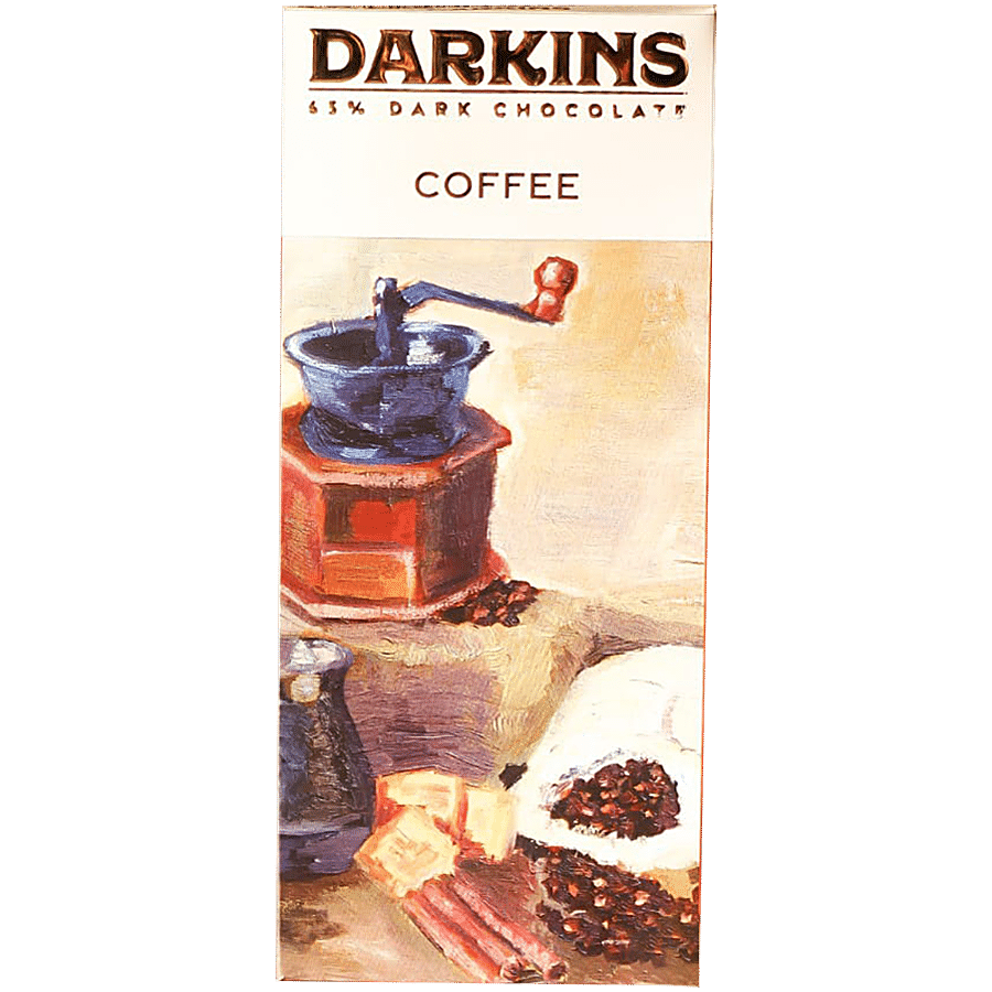 Darkins 65% Artisanal Dark Chocolate With Coorg Coffee