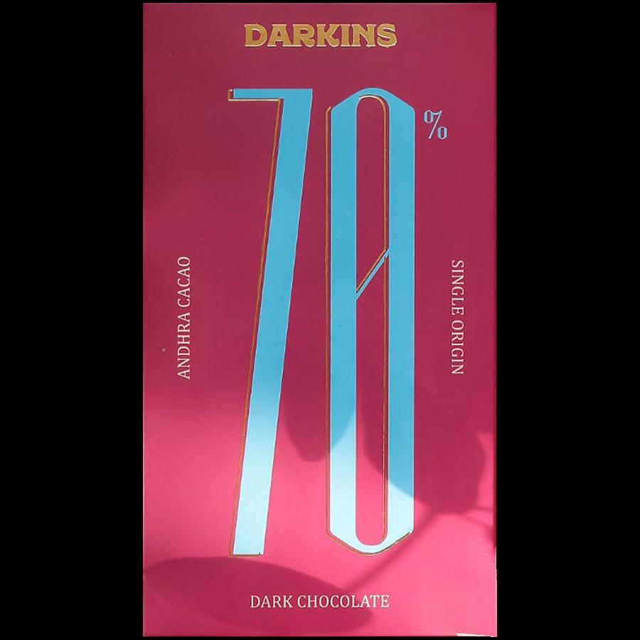 Darkins 70% Artisanal Dark Chocolate - Andhra Pradesh Single Origin