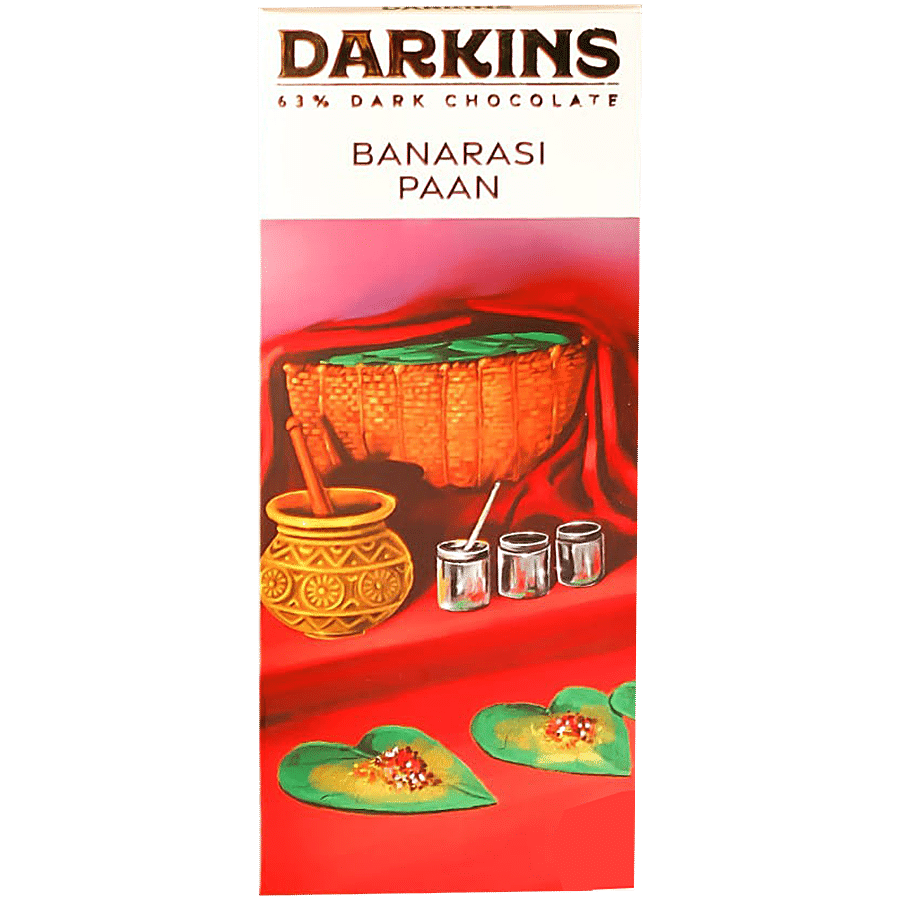 Darkins Artisanal Dark Chocolate - With Banarasi Paan