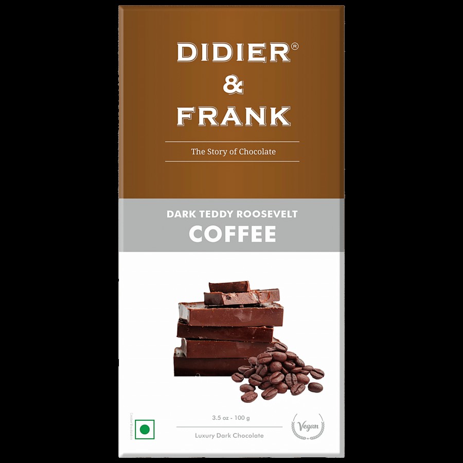 Didier & Frank  Dark Teddy Roosevelt Coffee Chocolate