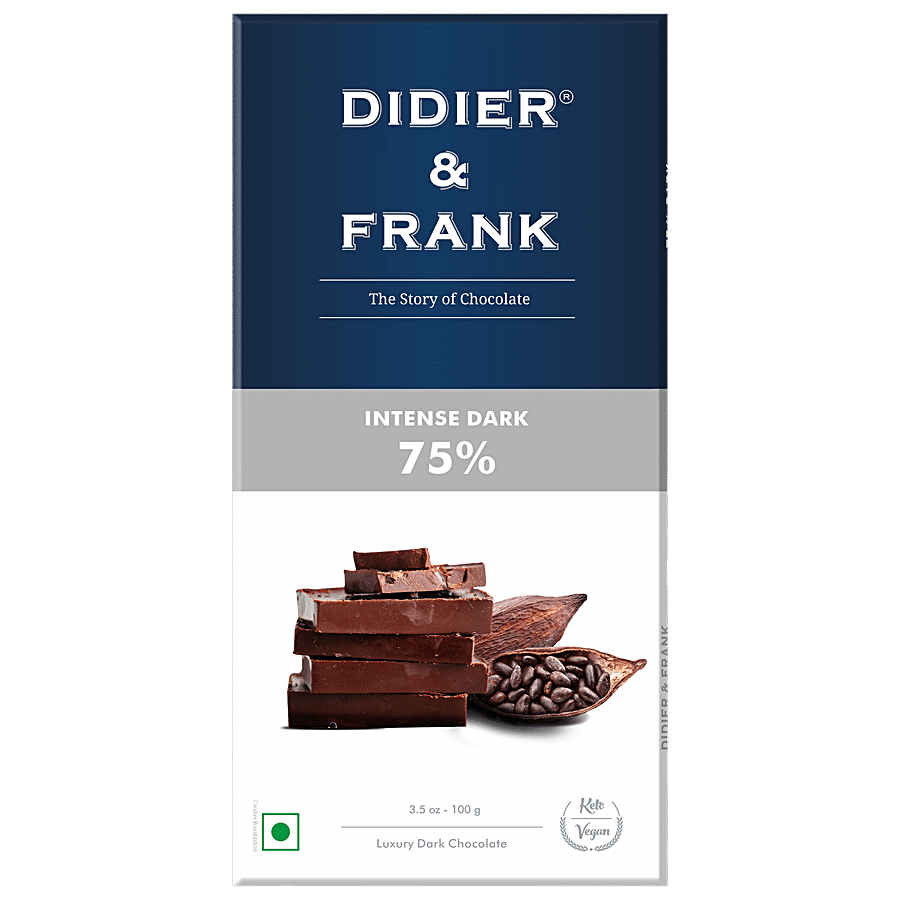 Didier & Frank  Intense 75% Dark Chocolate