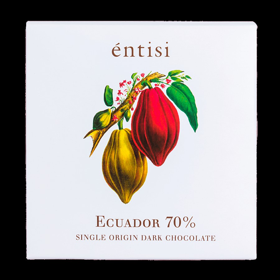 Entisi  70% Dark Chocolate Bar - Single Origin Ecuador