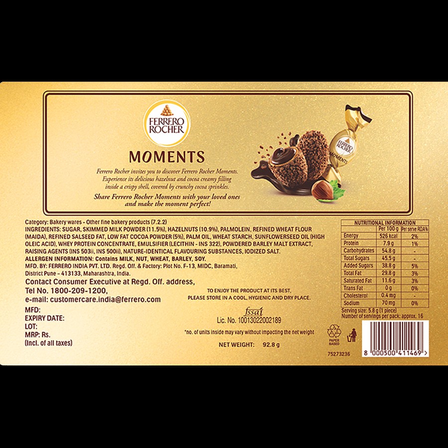 FERRERO ROCHER Moments Chocolates