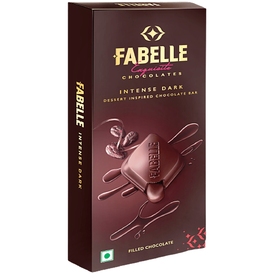 Fabelle Exquisite Chocolates - Intense Dark Dessert Inspired Chocolate Bar