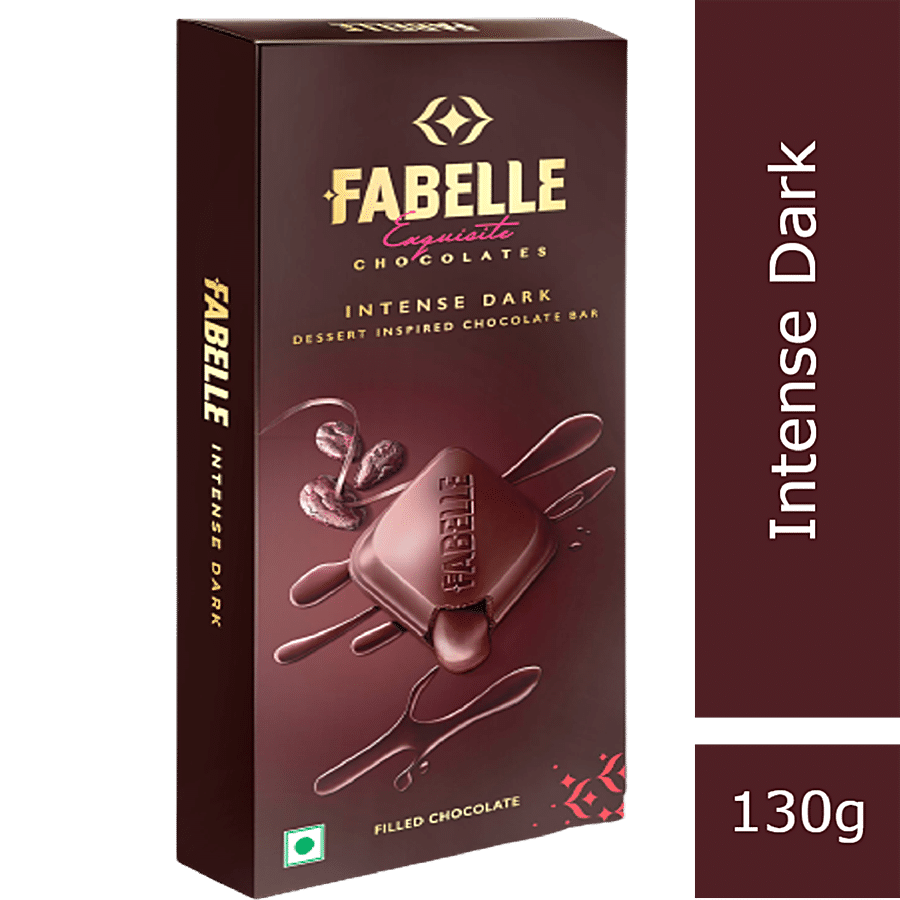 Fabelle Exquisite Chocolates - Intense Dark Dessert Inspired Chocolate Bar