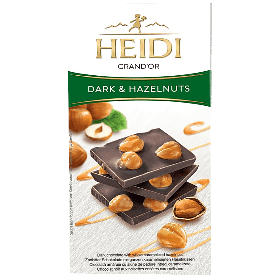 Heidi Grand'Or Dark Chocolate - With Whole Caramelized Hazelnuts