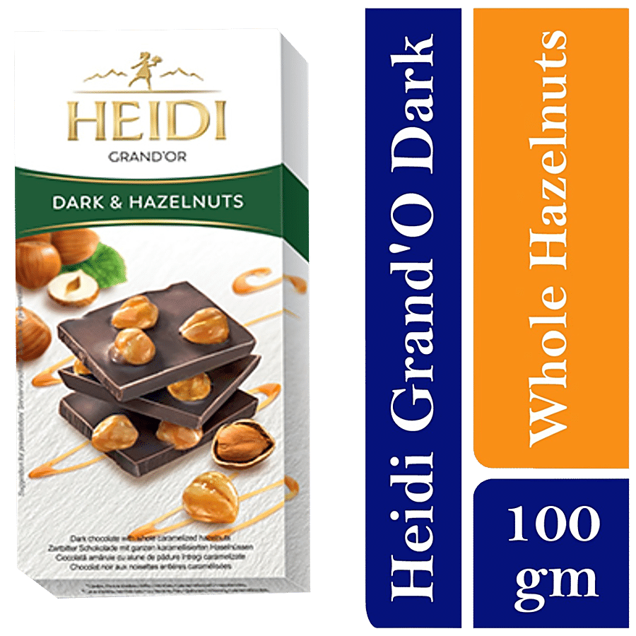 Heidi Grand'Or Dark Chocolate - With Whole Caramelized Hazelnuts