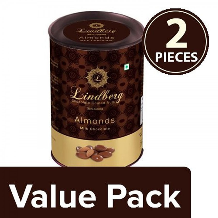 Lindberg Almonds - Milk Chocolate Coated Nuts