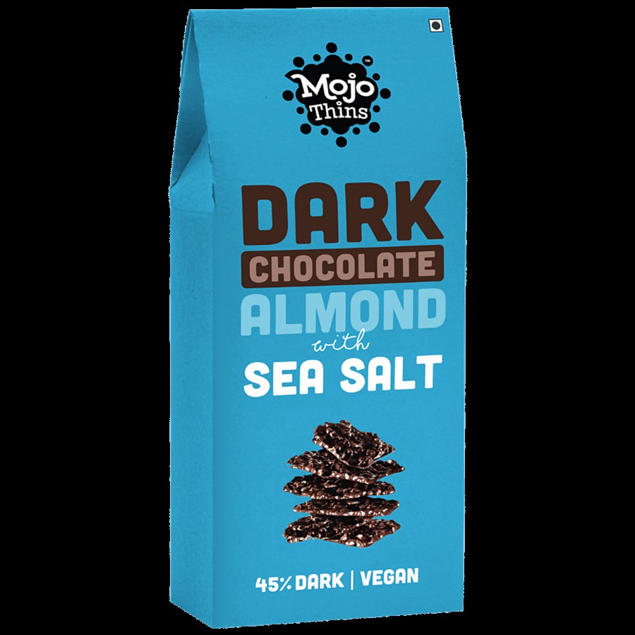 MOJO THINS Dark Chocolate Almond With Sea Salt